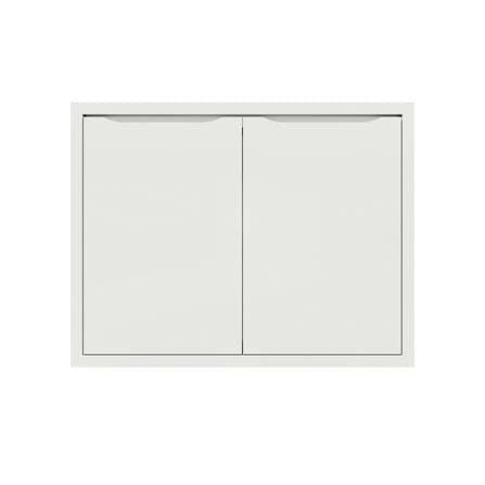 บานซิงค์คู่ MJ ECO 86x66 ซม. สี OFF WHITE_0