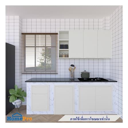 บานซิงค์คู่ MJ ECO 86x66 ซม. สี OFF WHITE_2