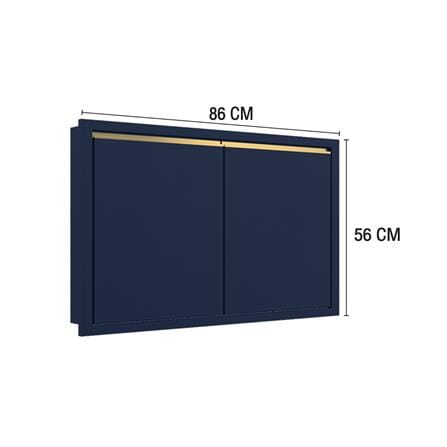 บานใต้เตา MJ ETERNITY 86x56 ซม. สี PACIFIC BLUE V2_4