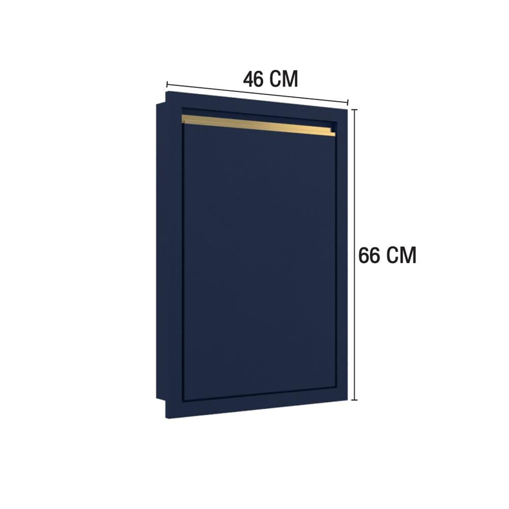 บานซิงค์เดี่ยว MJ ETERNITY 46x66 ซม. สี PACIFIC BLUE V2