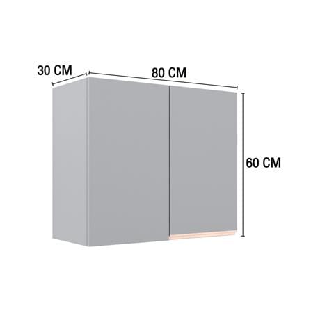 ตู้เข้ามุมซ้าย MJ ETERNITY 80x60 ซม. สี ELEGANT GREY_4