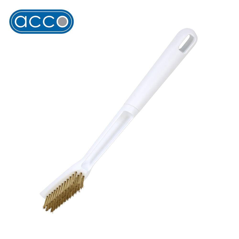 แปรงขัดเข้าซอกขนทองเหลือง ACCO C-NAMI สีขาว