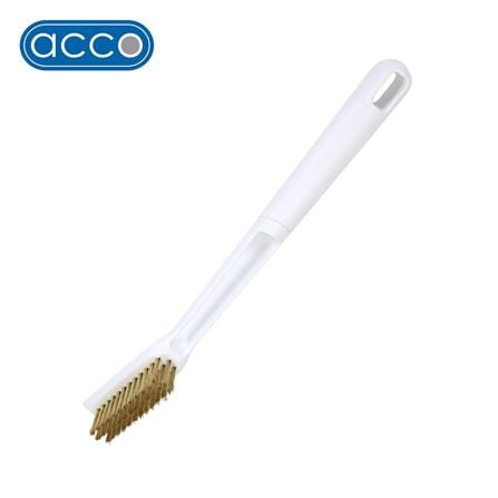 แปรงขัดเข้าซอกขนทองเหลือง ACCO C-NAMI สีขาว_0