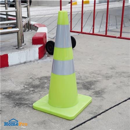 กรวยจราจร PVC RIGHT 70 ซม. สีเขียว_4
