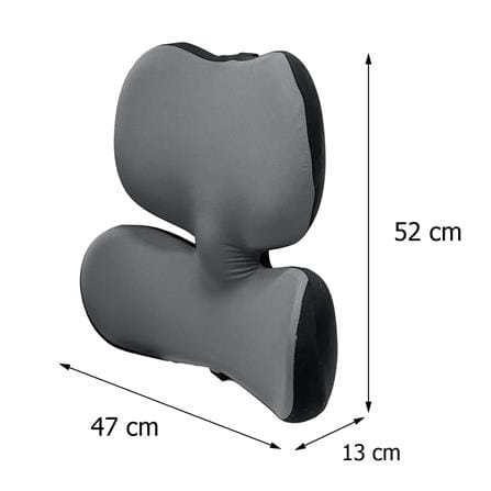 เบาะรองหลัง HOME LIVING STYLE DUNE 20X18 นิ้ว สีเทา_11
