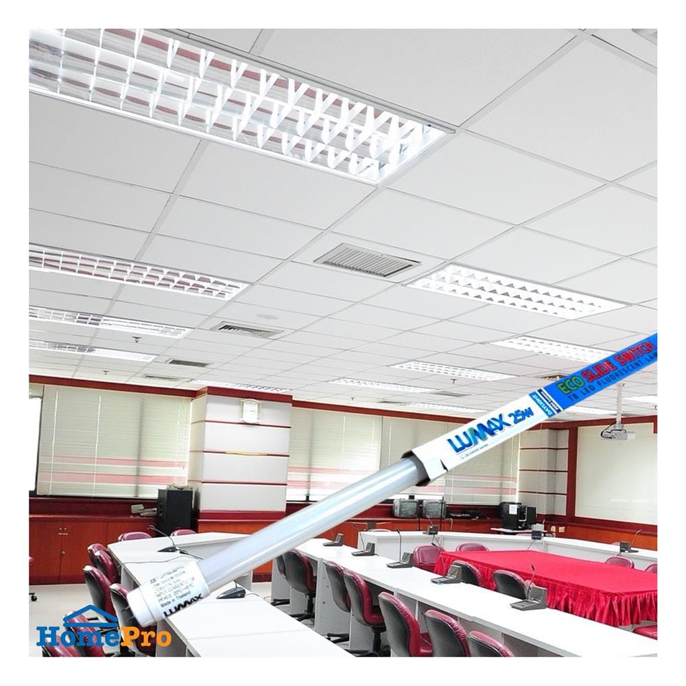 หลอด LED LUMAX T8 ECO SLIDE DE 25 วัตต์ DAYLIGHT G13