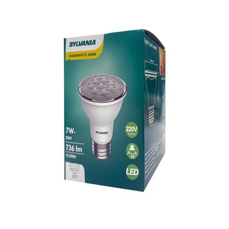 หลอด LED SYLVANIA MR16/PAR 7 วัตต์ WARM WHITE E27_4