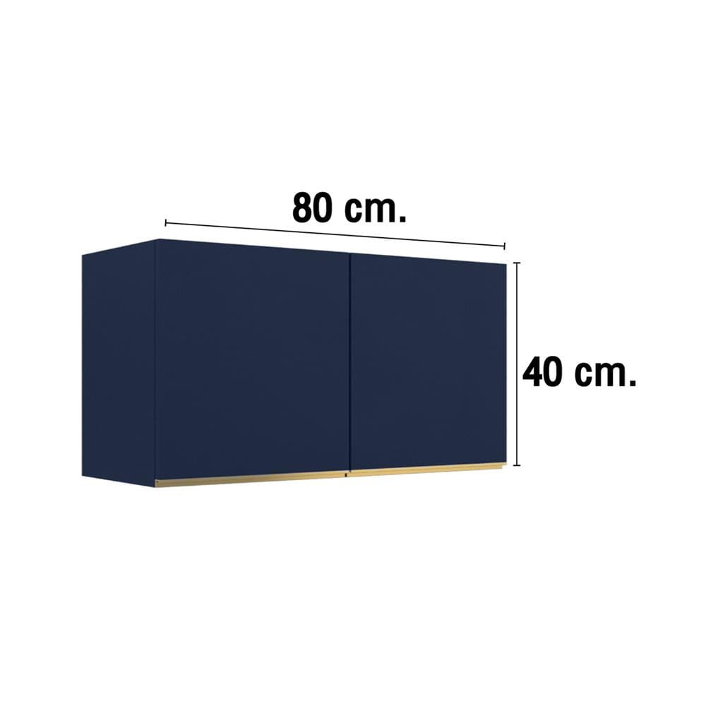 ตู้แขวนคู่ MJ ETERNITY 80x40 ซม. สี PACIFIC BLUE V2