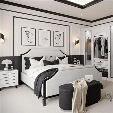 เตียง 6 ฟุต SB FURNITURE ETERNO 19221310 สีขาว_2