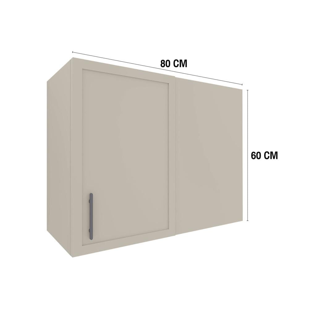 ตู้เข้ามุมขวา MJ SLIM SHAKER 80x60 ซม. สี BEIGE