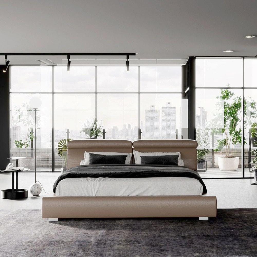 เตียง 6 ฟุต SB FURNITURE LANAR 19217669 สีน้ำตาลอ่อน
