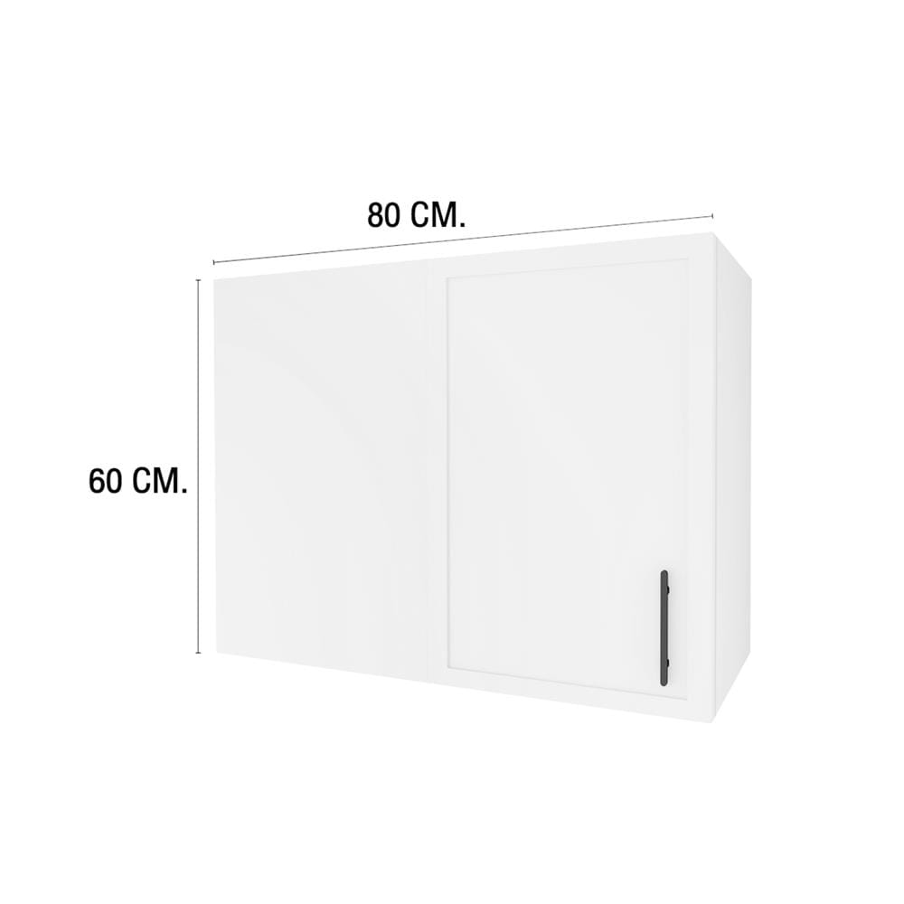 ตู้เข้ามุมซ้าย MJ SLIM SHAKER 80x60 ซม. สี WHITE PEARL