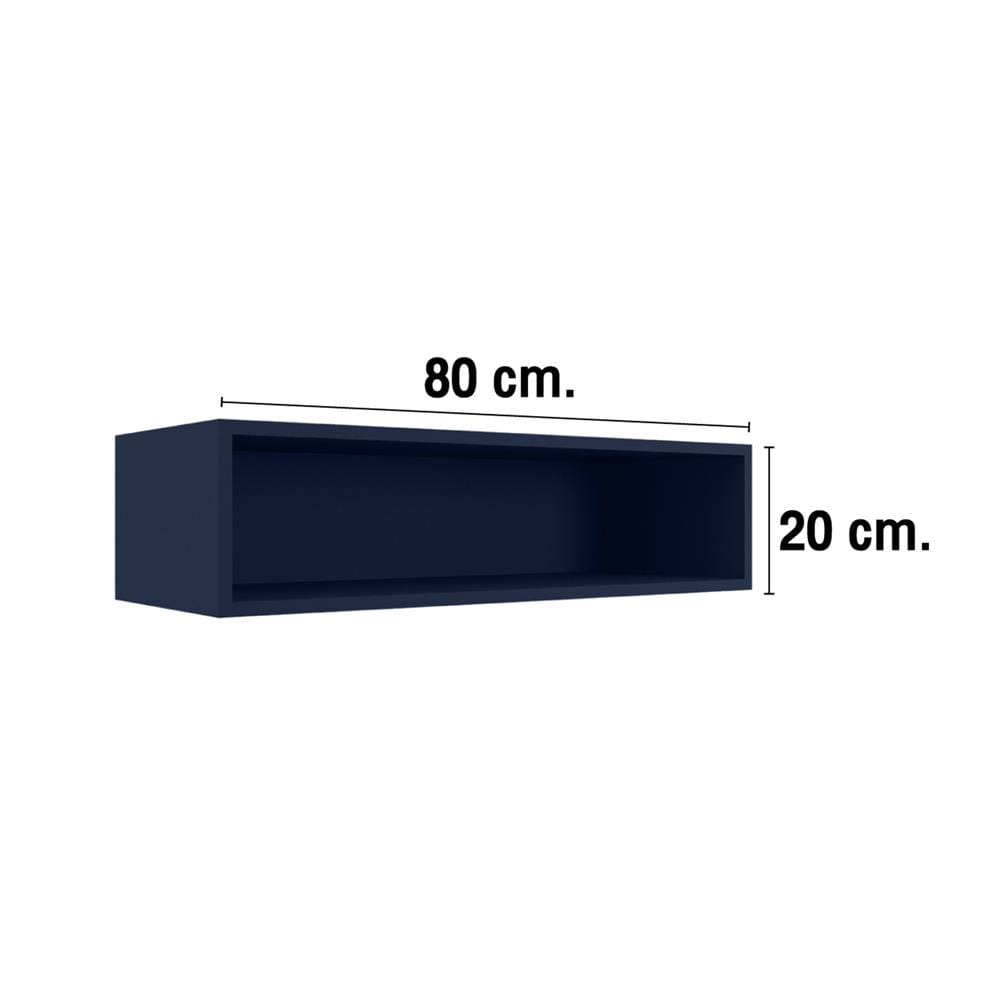 กล่องแขวนเสริม MJ ETERNITY 80x20 ซม. สี PACIFIC BLUE V2