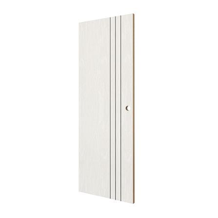 ประตูห้องน้ำ UPVC เจาะลูกบิด KING L3 70x200 ซม. สีซิลวา ไลท์_1