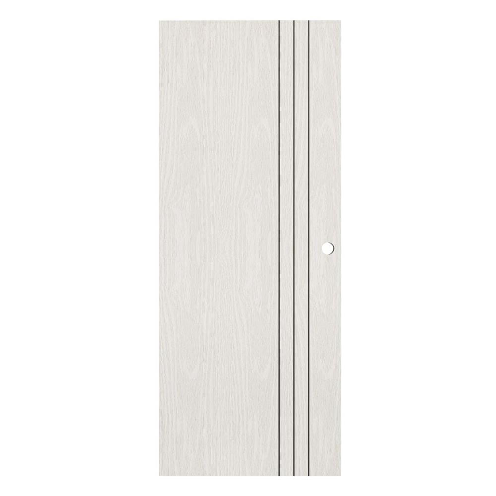 ประตูภายใน UPVC เจาะลูกบิด KING L3 80x200 ซม. สีซิลวา ไลท์