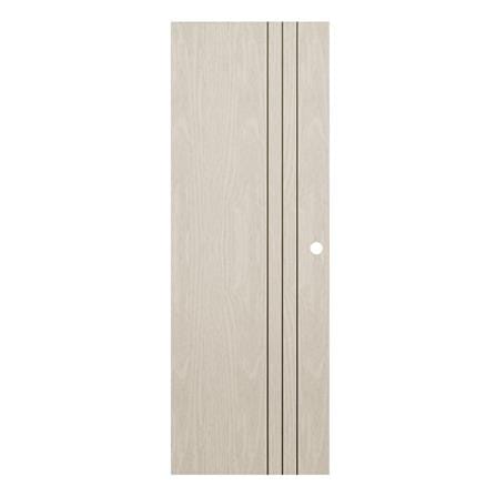 ประตูห้องน้ำ UPVC เจาะลูกบิด KING L3 70x200 ซม. สีไลท์ ซีเปีย