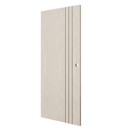 ประตูภายใน เจาะลูกบิด UPVC KING L3 80x200 ซม. สีไลท์ ซีเปีย_1