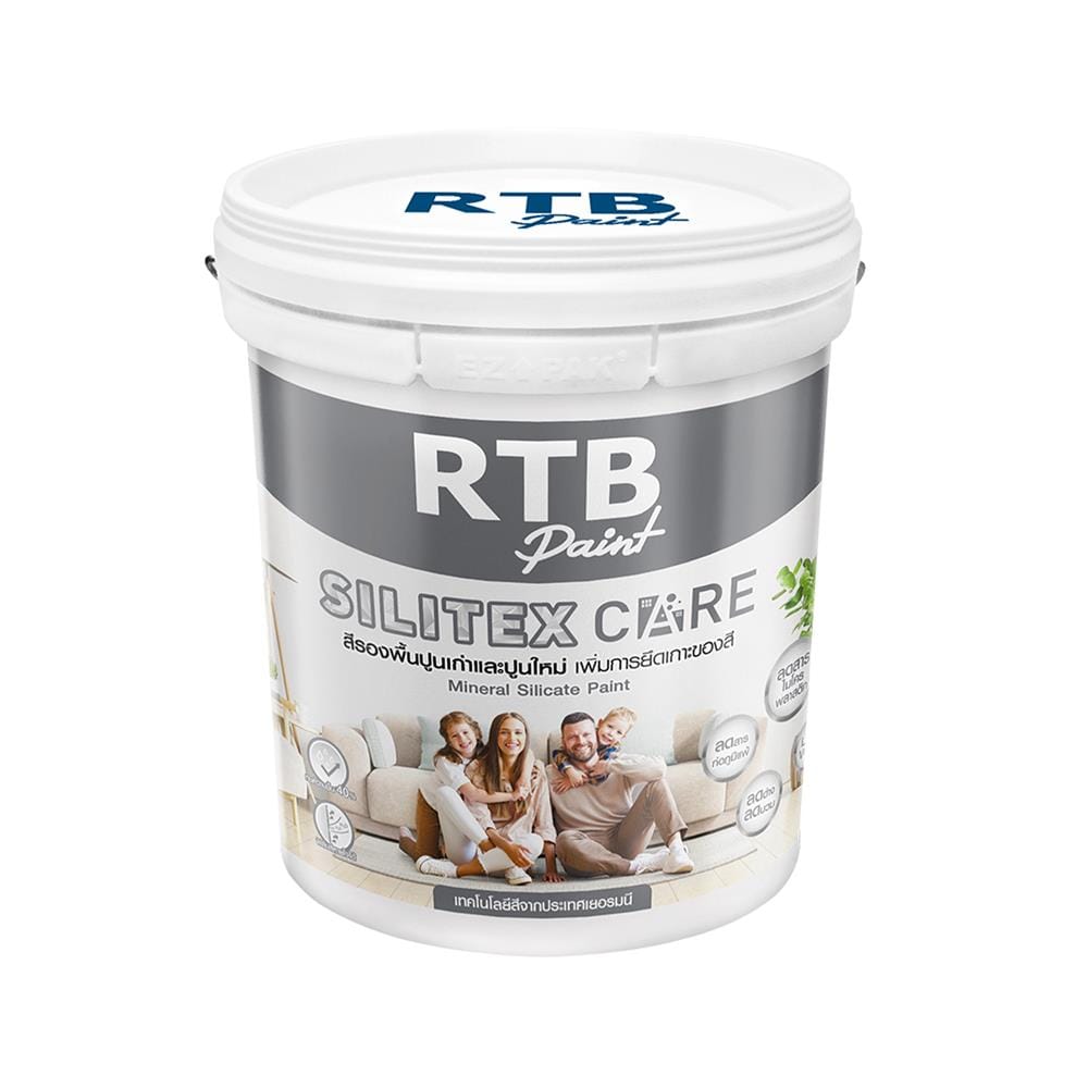 สีรองพื้นปูนใหม่ ชนิดด้าน RTB SILITEX CARE 3.5 ลิตร