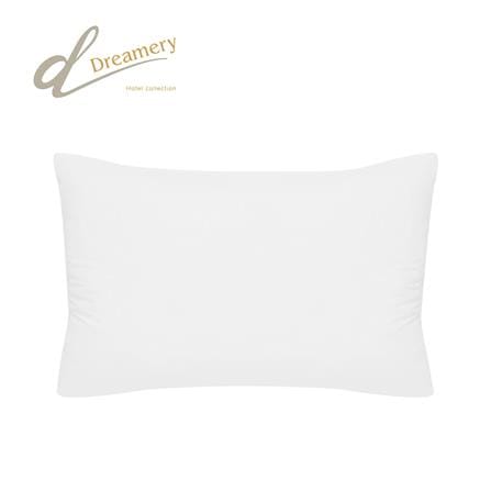 หมอนหนุน ไมโครไฟเบอร์ DREAMERY MICROFIBER 1300G. 19x29 นิ้ว สีขาว_0