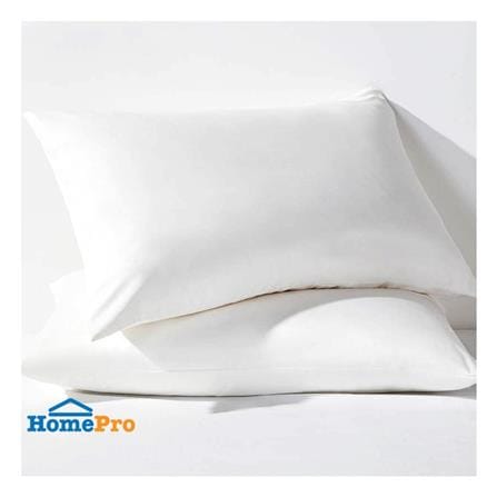 หมอนหนุน ไมโครไฟเบอร์ DREAMERY MICROFIBER 1300G. 19x29 นิ้ว สีขาว_2