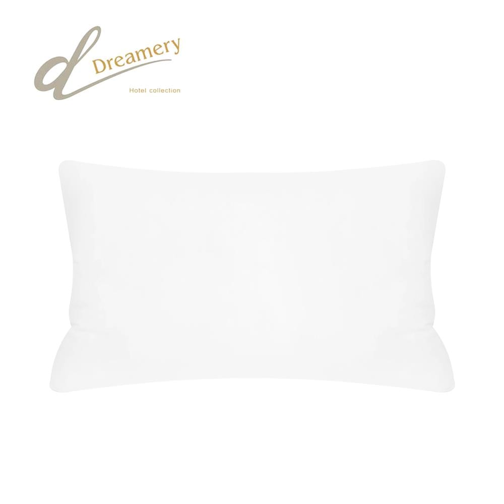 หมอนหนุน ไมโครไฟเบอร์ DREAMERY MICROFIBER 1400G. 20x36 นิ้ว สีขาว