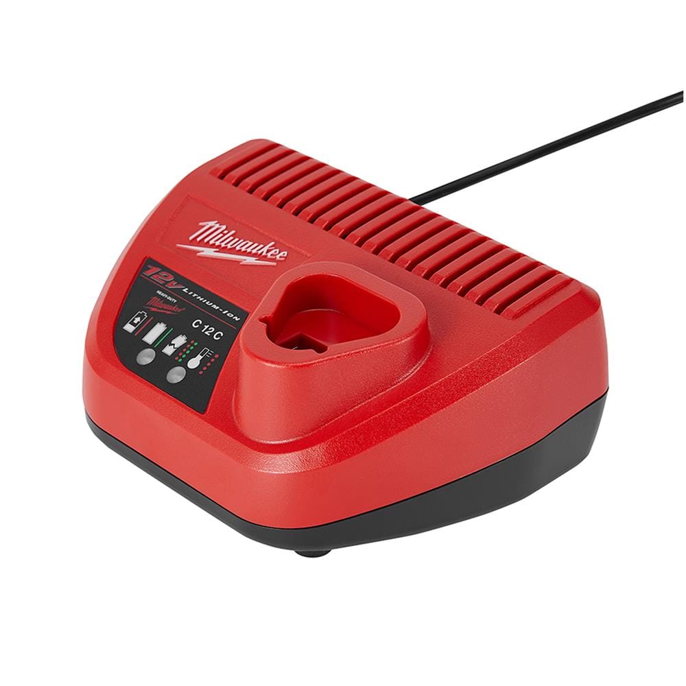 แท่นชาร์จแบตเตอรี่ MILWAUKEE M12 12 โวลต์