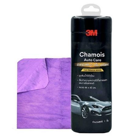 ผ้าชามัวร์ซับน้ำ ออโต้แคร์ 3M สีม่วง_0