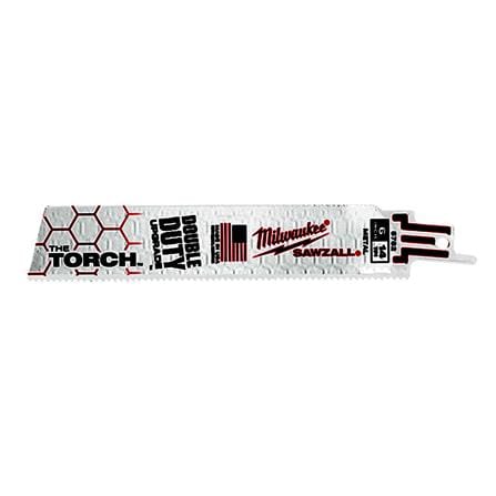 ใบเลื่อยจิ๊กซอตัดเหล็ก MILWAUKEE SAWZALL TORCH 6 นิ้ว 14 TPI (แพ็ก 5 ชิ้น)_0