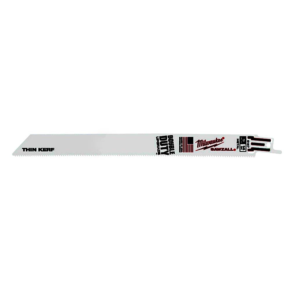 ใบเลื่อยจิ๊กซอตัดเหล็ก MILWAUKEE SAWZALL THIN KERF 9 นิ้ว 14 TPI (แพ็ก 5 ชิ้น)