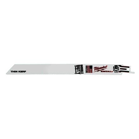 ใบเลื่อยจิ๊กซอตัดเหล็ก MILWAUKEE SAWZALL THIN KERF 9 นิ้ว 14 TPI (แพ็ก 5 ชิ้น)_0