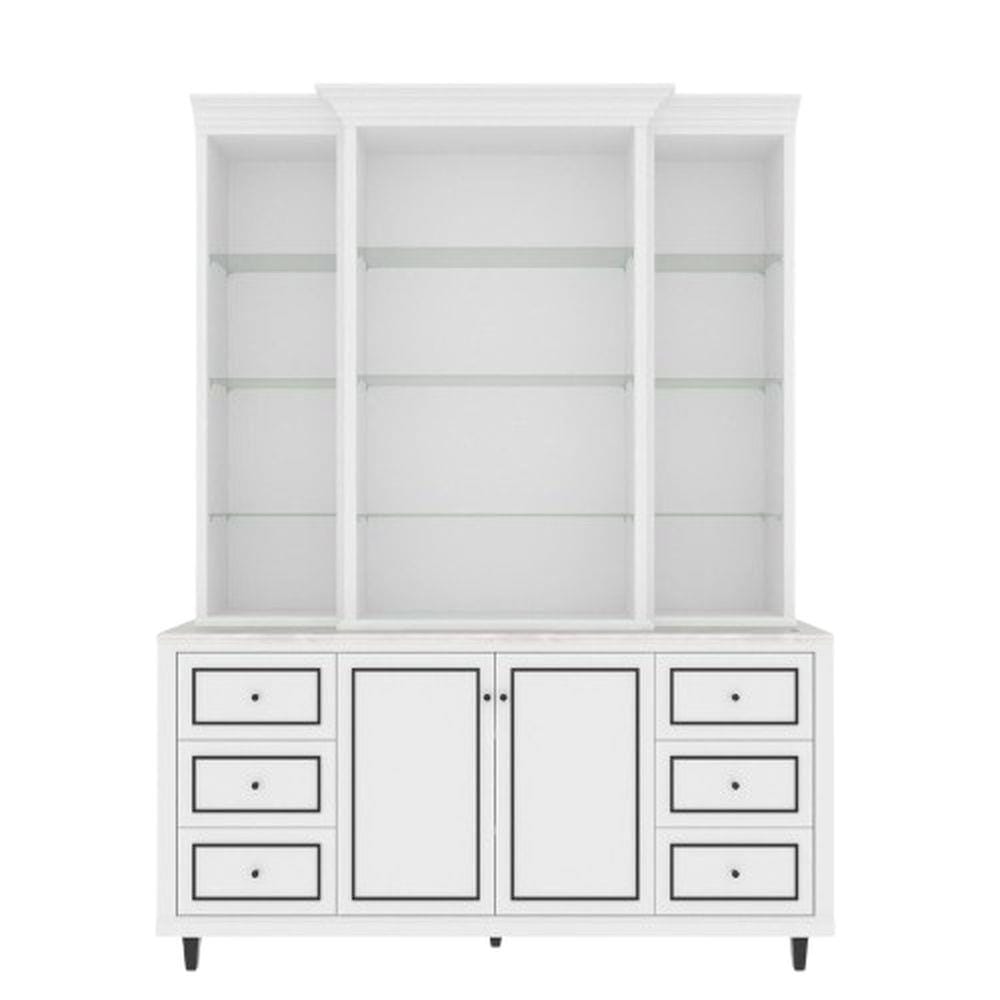 ตู้สูง SB FURNITURE ETERNO 19223410 180 ซม. สีขาว