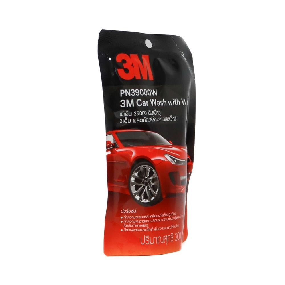 น้ำยาล้างรถยนต์พร้อมเคลือบเงา 3M PN39000W 200 มล.