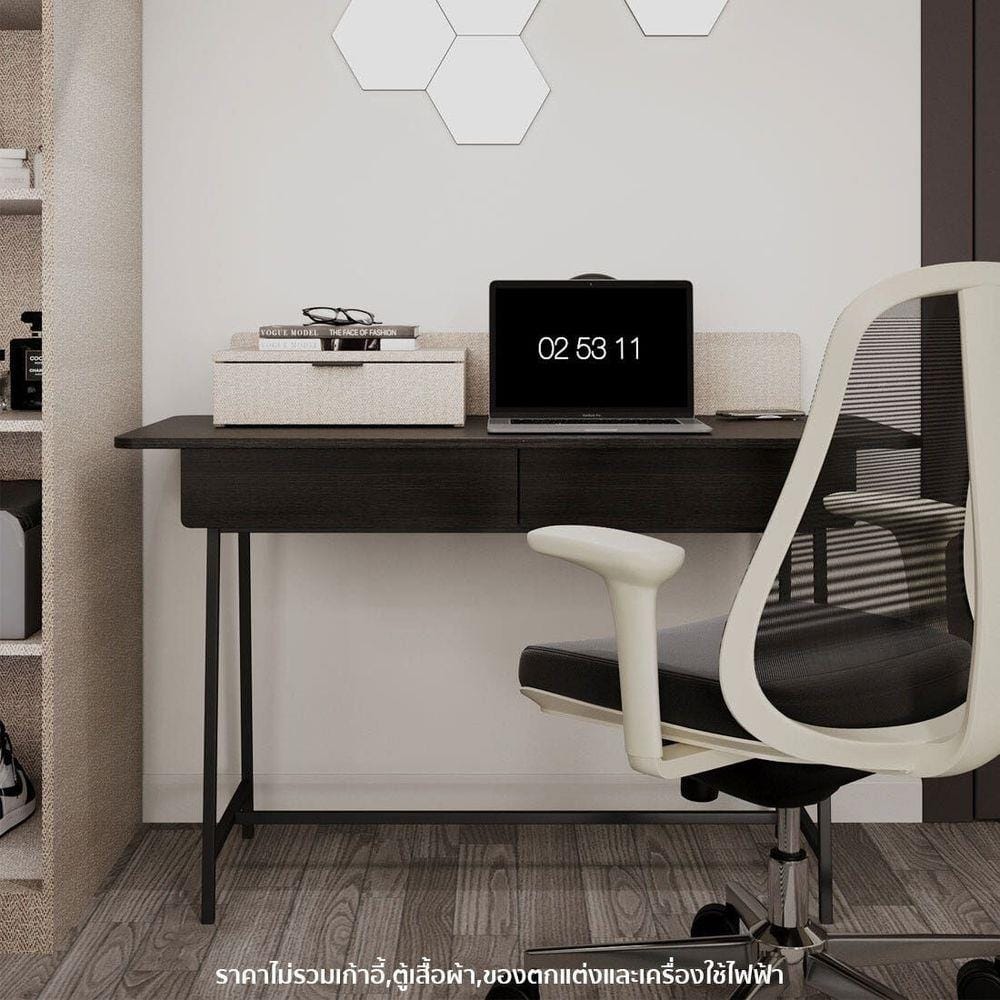 โต๊ะทำงาน SB FURNITURE 19231140 120 ซม. สีไม้เข้ม