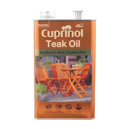 น้ำมันรักษาเนื้อไม้ DULUX CUPRINOL TEAK OIL 3.5 ลิตร_0