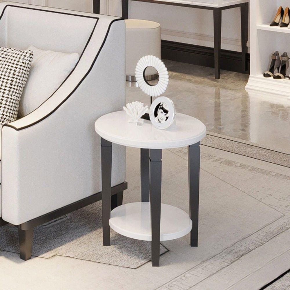 โต๊ะข้าง SB FURNITURE ETERNO 19223419 50 ซม. สีขาว