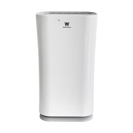 เครื่องฟอกอากาศ 55 ตร.ม. WORLDTECH WT-P80 สีขาว