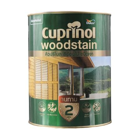 สีย้อมไม้ DULUX CUPRINO WOODSTAIN G2003 สีสักพรีเมียม เงา 1 แกลลอน_0