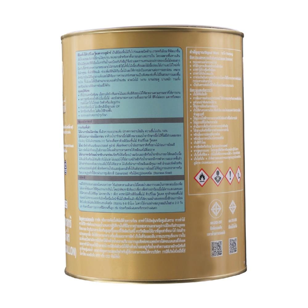 สีย้อมไม้ DULUX CUPRINO WOODDECK M2000 สีใส ด้าน 1 แกลลอน
