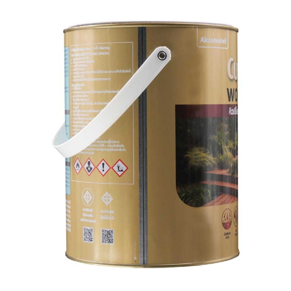 สีย้อมไม้ DULUX CUPRINO WOODDECK M2000 สีใส ด้าน 1 แกลลอน