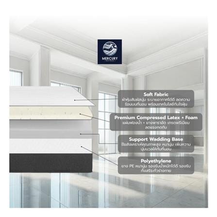 ที่นอนยางPE 5 ฟุต MERCURY MATTRESS รุ่น SOFIA_3