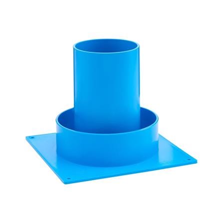 ข้อต่อกันซึม PVC WATER FLOW 3 นิ้ว สีฟ้า_0