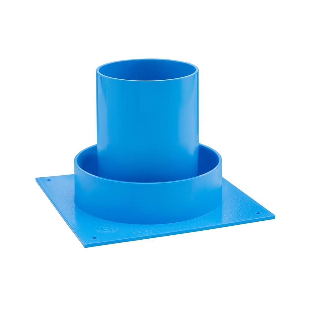 ข้อต่อกันซึม PVC WATER FLOW 4 นิ้ว สีฟ้า