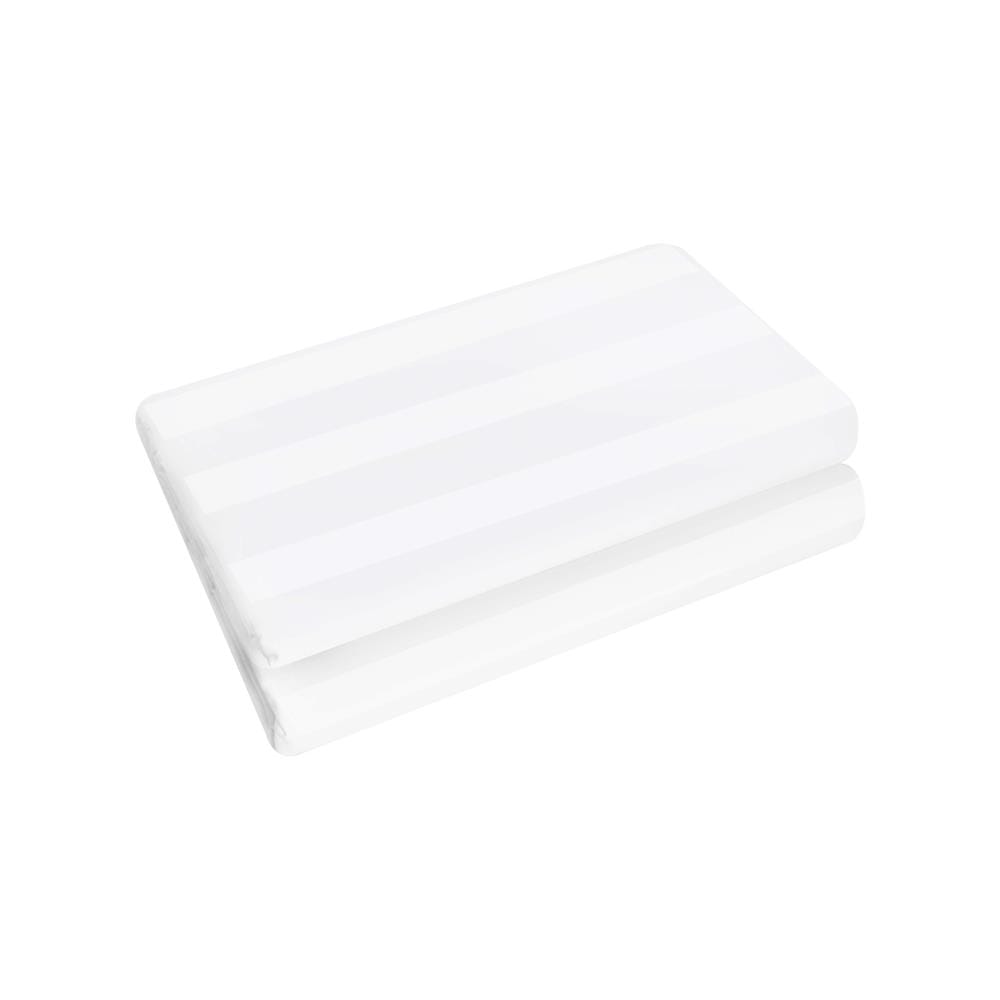 ปลอกผ้านวม DREAMERY CT STRIPE300TN 100X90 นิ้ว สีขาว