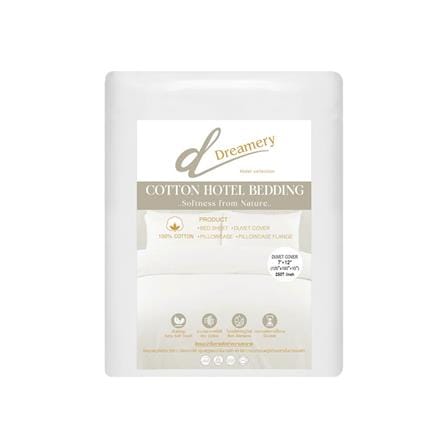 ปลอกผ้านวม DREAMERY CT SATEEN250TN 120X100 นิ้ว สีขาว_1
