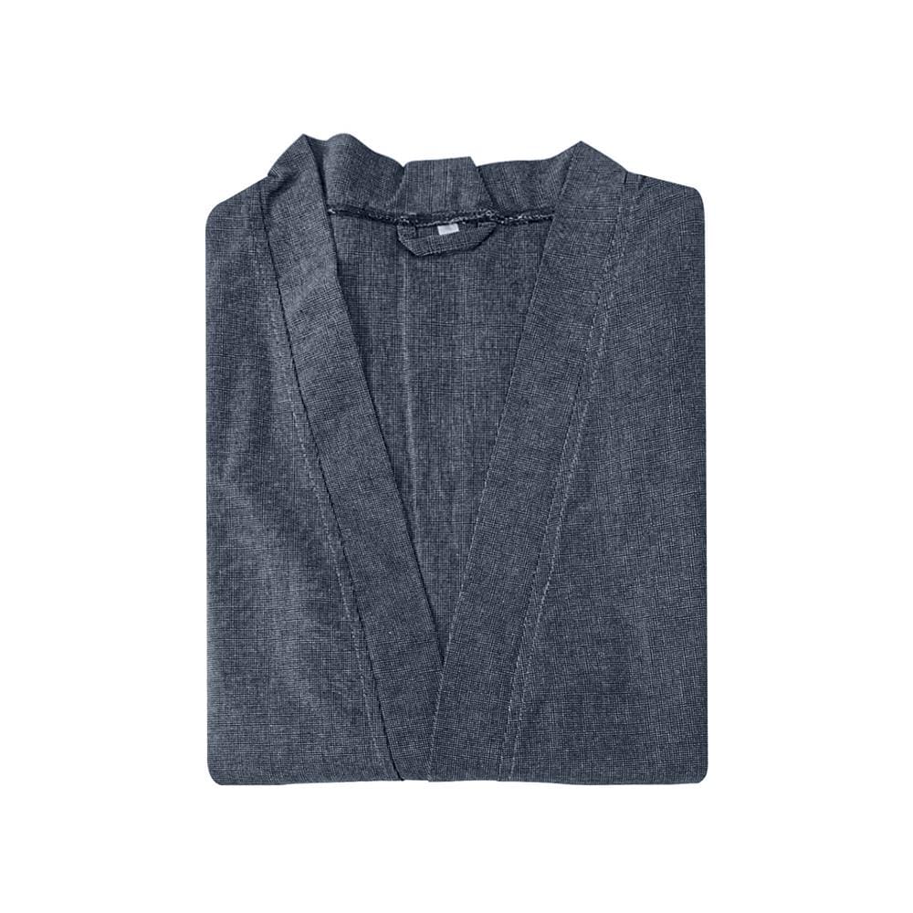 ชุดคลุมอาบน้ำ DREAMERY COTTON DOBBY ไซซ์ L สี NAVY