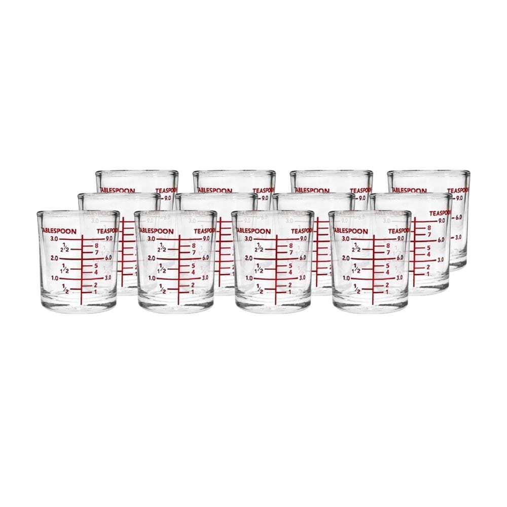 แก้วตวง 45 มล. LUCKY GLASS SCALE (แพ็ก 12 ใบ)