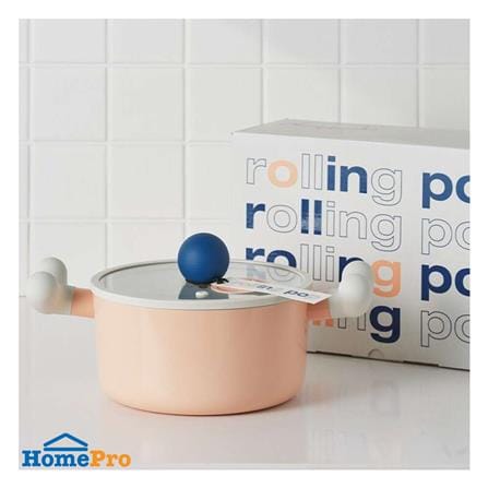 หม้อ 18 ซม. LOCKNLOCK ROLLING POP IH สีส้ม_5