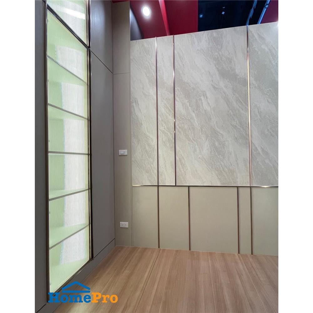แผ่นดินเหนียว 120x240 ซม. PHOMI มาร์เบิ้ลเวล์เกรย์