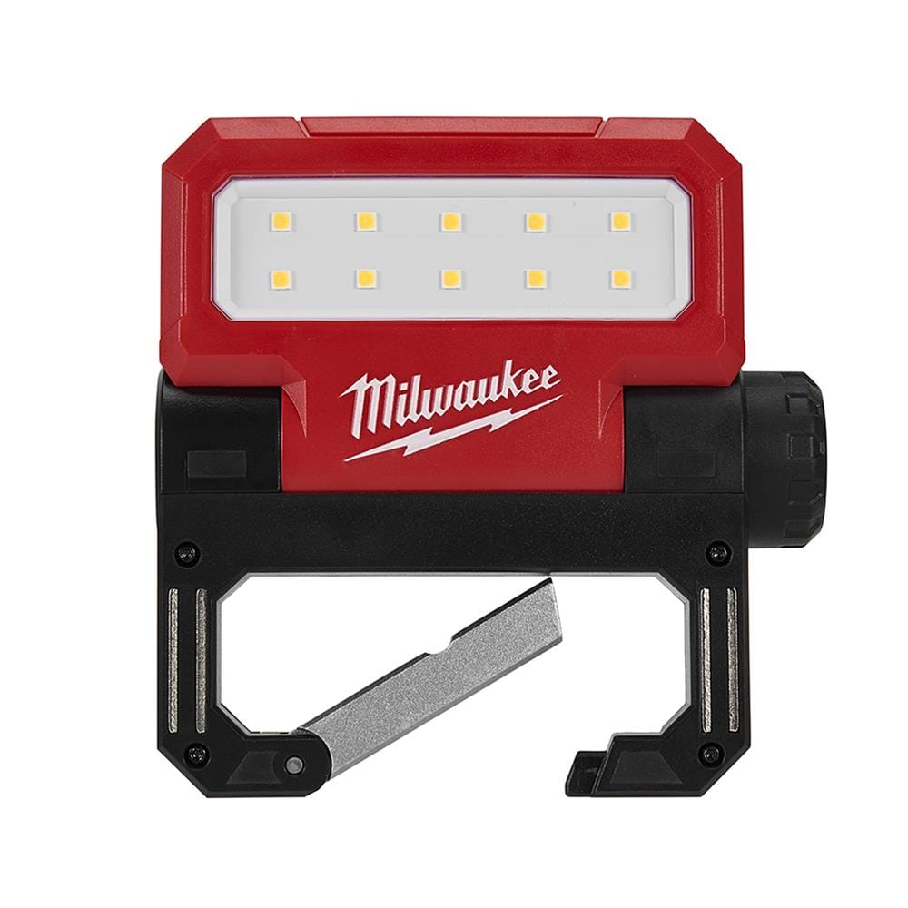ไฟ LED ส่องทำงานแบบพกพา MILWAUKEE REDLITHIUM USB FOLDING FLOOD LIGHT 4 โวลต์