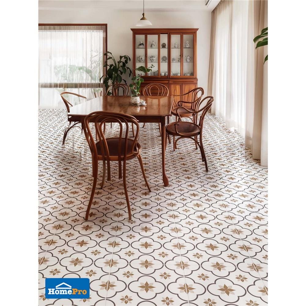 กระเบื้องพื้น 40x40 ซม. TARA ไนล่า น้ำตาล 0.96 ตร.ม.